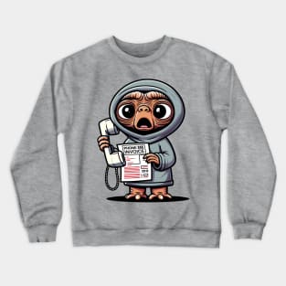 E.T. Phone invoice Crewneck Sweatshirt